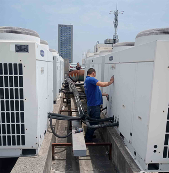 兴业中央空调制热和不制冷系统维修方法