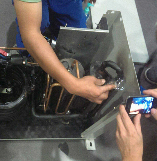 兴业维修空调制冷效果差